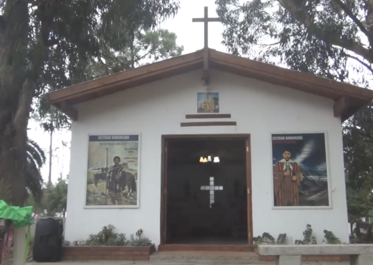 Celebración de Pascuas en la capilla Ceferino Namuncurá